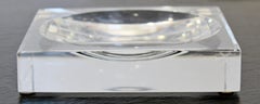 Contemporary Sparte Baccarat Glass Square Ashtray, France