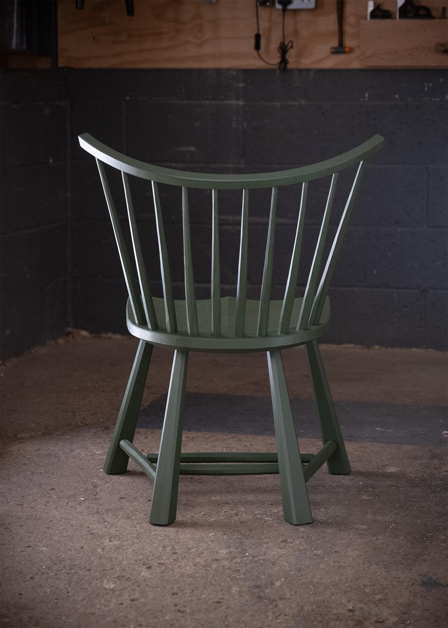 European Spindle Back Windsor Chair For Sale