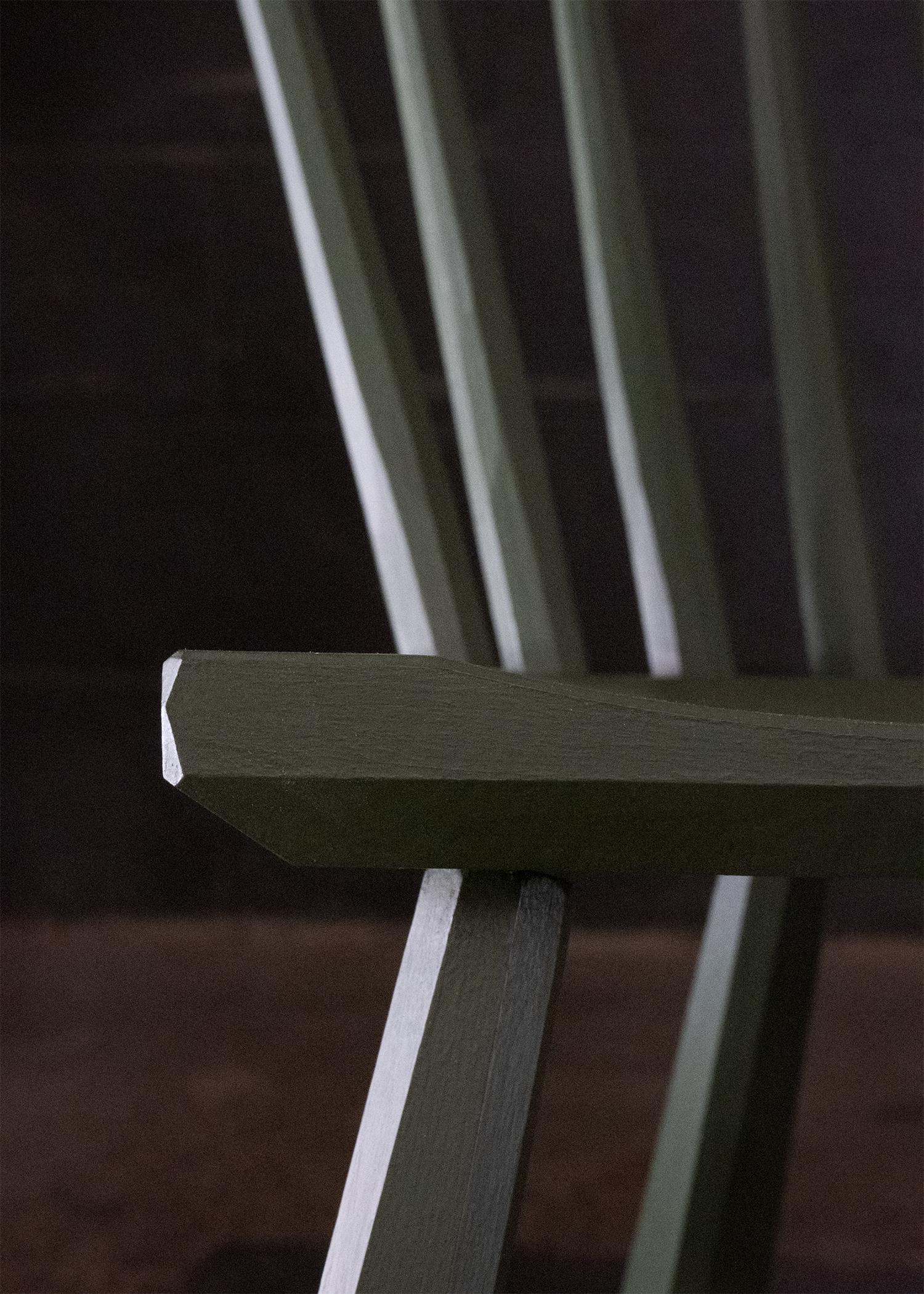 Carved Spindle Back Windsor Chair For Sale