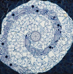 Contemporary Spiral Mosaic 02 by Brazilian artist Mariana Lloyd