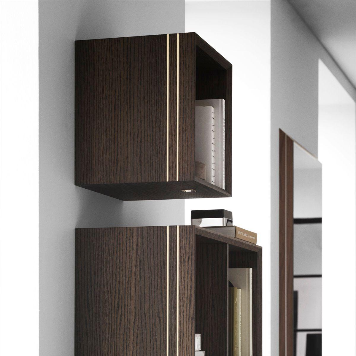 With the symmetrical appearance of a classic square, the unique handmade La Madrina bookcase provides an elegant display for your literature or small decorative items, or to use as a stylish bedside table. The use of natural materials gives the