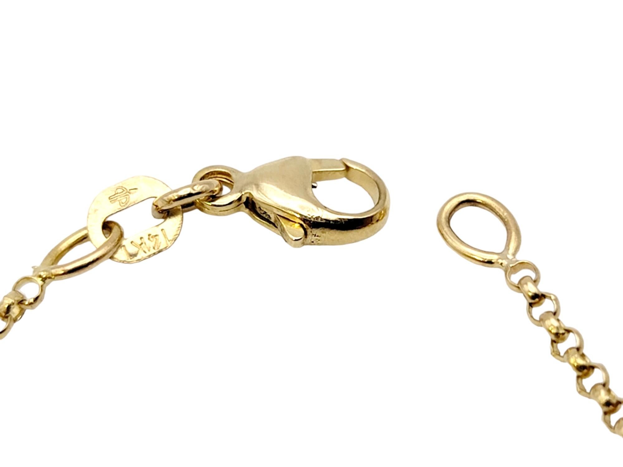 Zeitgenössische Halskette mit Anhänger aus Gelbgold mit rosa Turmalin im Quadratschliff und Diamanten im Angebot 6
