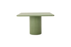 Customizable Handmade Plaster Textured Dining table, Square, Minimalist SQ140