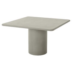 Contemporary Square Natural Plaster Table 140cm by Isabelle Beaumont