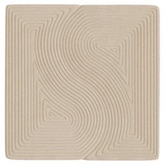 Contemporary Square Niwa Beige Linen