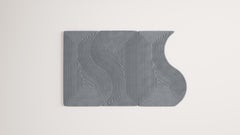 Contemporary Square Niwa + Niwa B Gray Denim