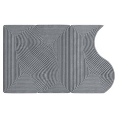 Carré contemporain Niwa + Niwa B Gray Denim