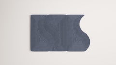 Contemporary Square Niwa + Niwa B Steel Blue