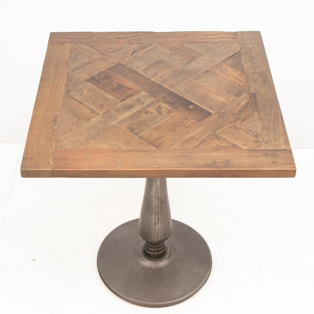 European Contemporary Square Top Cafe Table For Sale