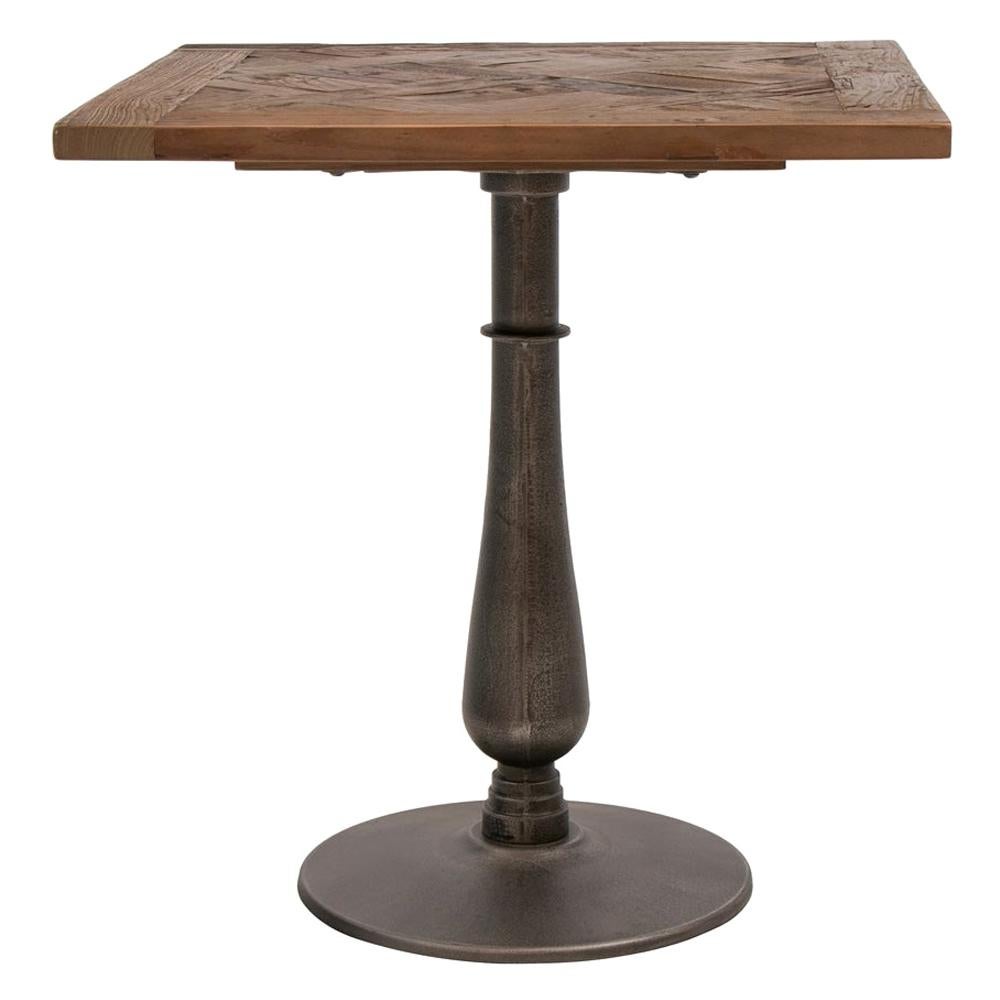 Contemporary Square Top Cafe Table For Sale