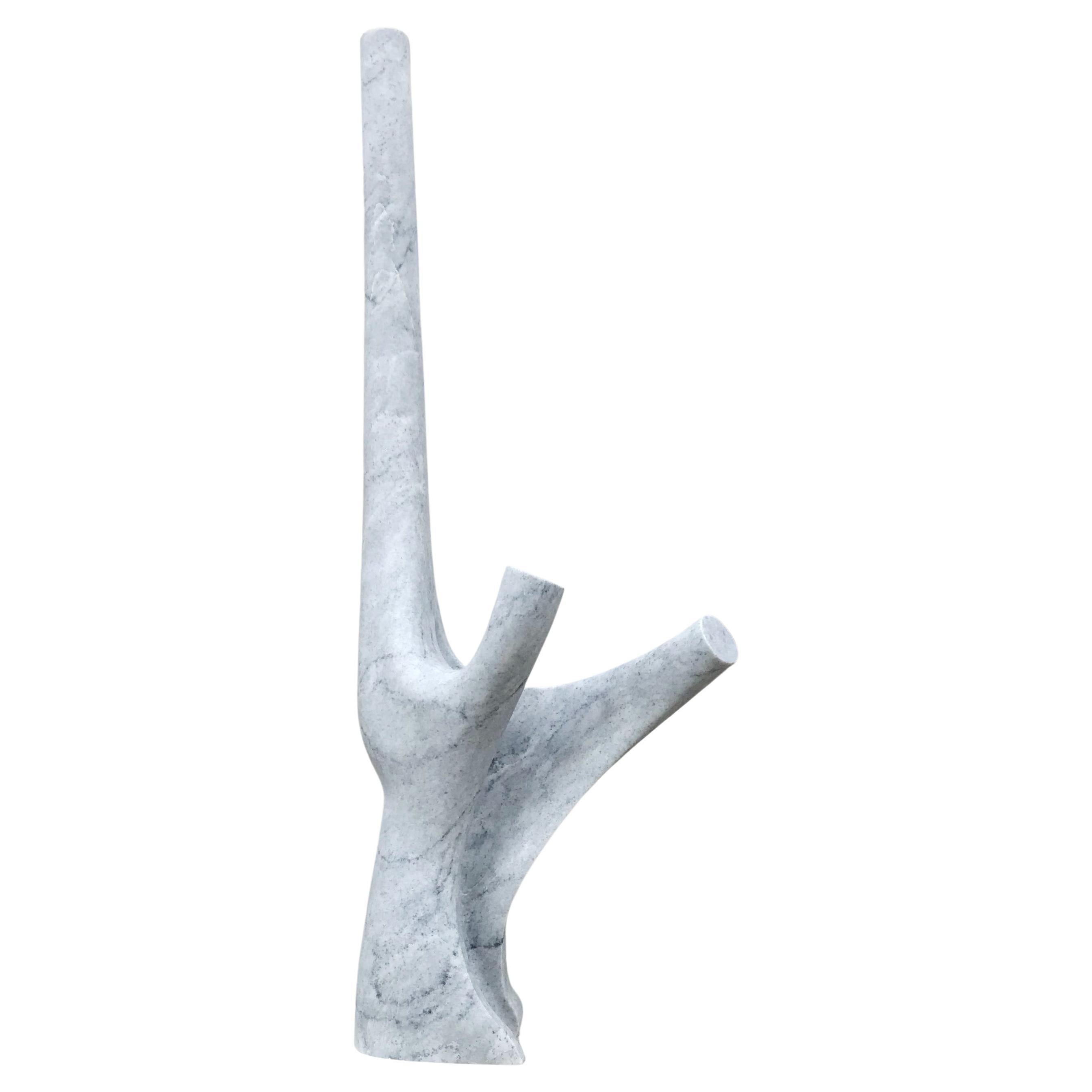 Contemporary St Beat Marble 'France' Soft Shaped Ëz Sculpture by Tom Jablin For Sale