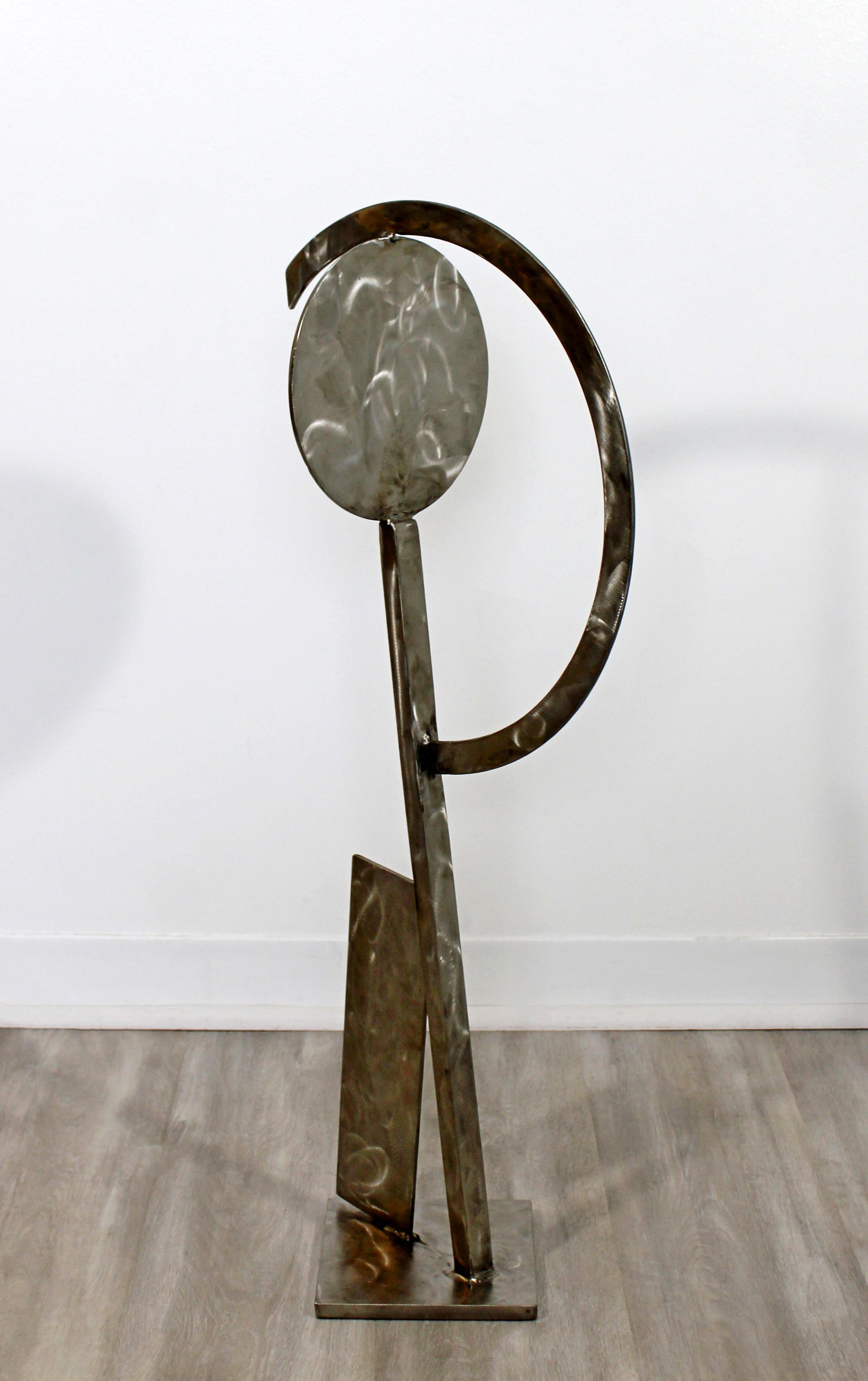 Contemporary Stainless Steel Abstract Table Floor Sculpture by Robert Hansen 3