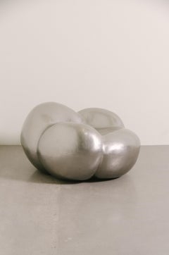 Contemporary Stainless Steel Cloud Chair von Robert Kuo, limitierte Auflage