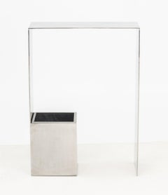 Contemporary Stainless Steel Console Table