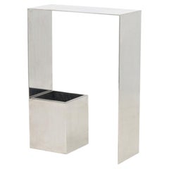 Contemporary Stainless Steel Console Table