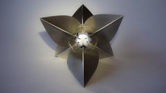 "Bugambilia" Contemporary Stainless Steel Geometric Modular Sculpture