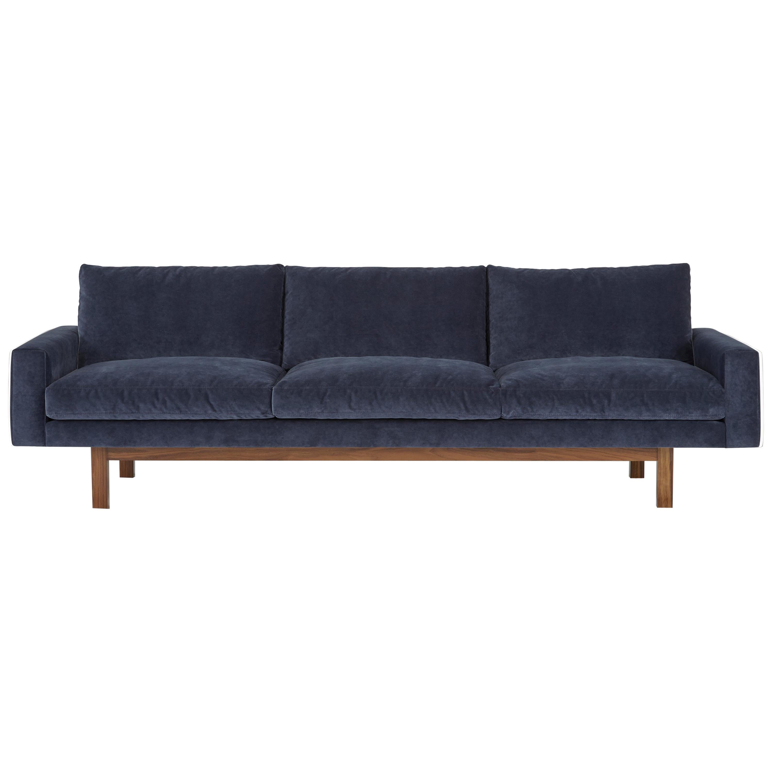Contemporary Standard Sofa in Velvet
