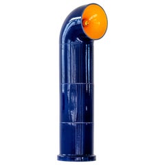 Contemporary Standing Lamp 'OP FAT 4' by Pani Jurek, Ultramarine & Saffron