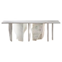 Console Marbre Blanc Contemporaine Statuario Arctic by Josep Vila Capdevila