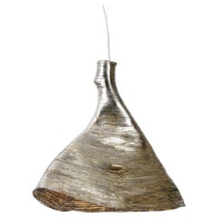 Contemporary Steel & Brass Pentand Lamp - Wrap Light by Johannes Hemann