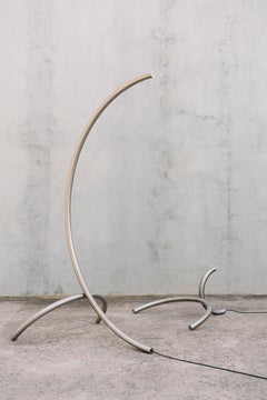 Contemporary Steel Floor Lamp Big Sculptural by Max Enrich Limited Edition