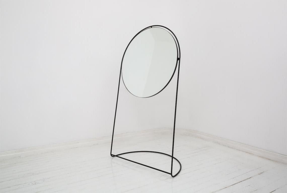 Steel Floor Mirror 