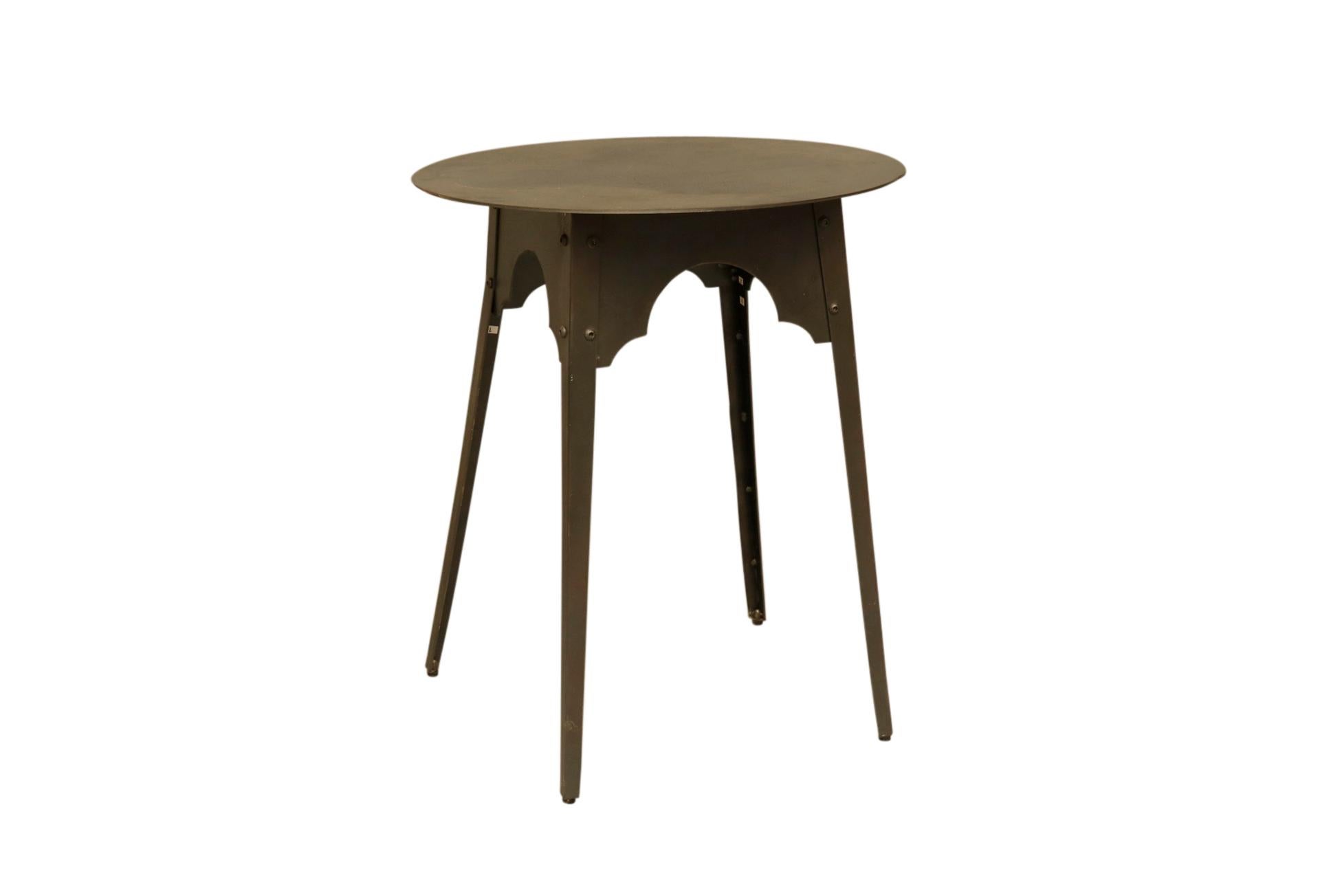 Modern Contemporary Steel Table with 