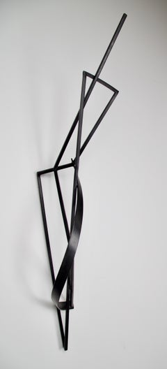 Contemporary Steel Wall Sculpture Signiert von Tom Hollenback