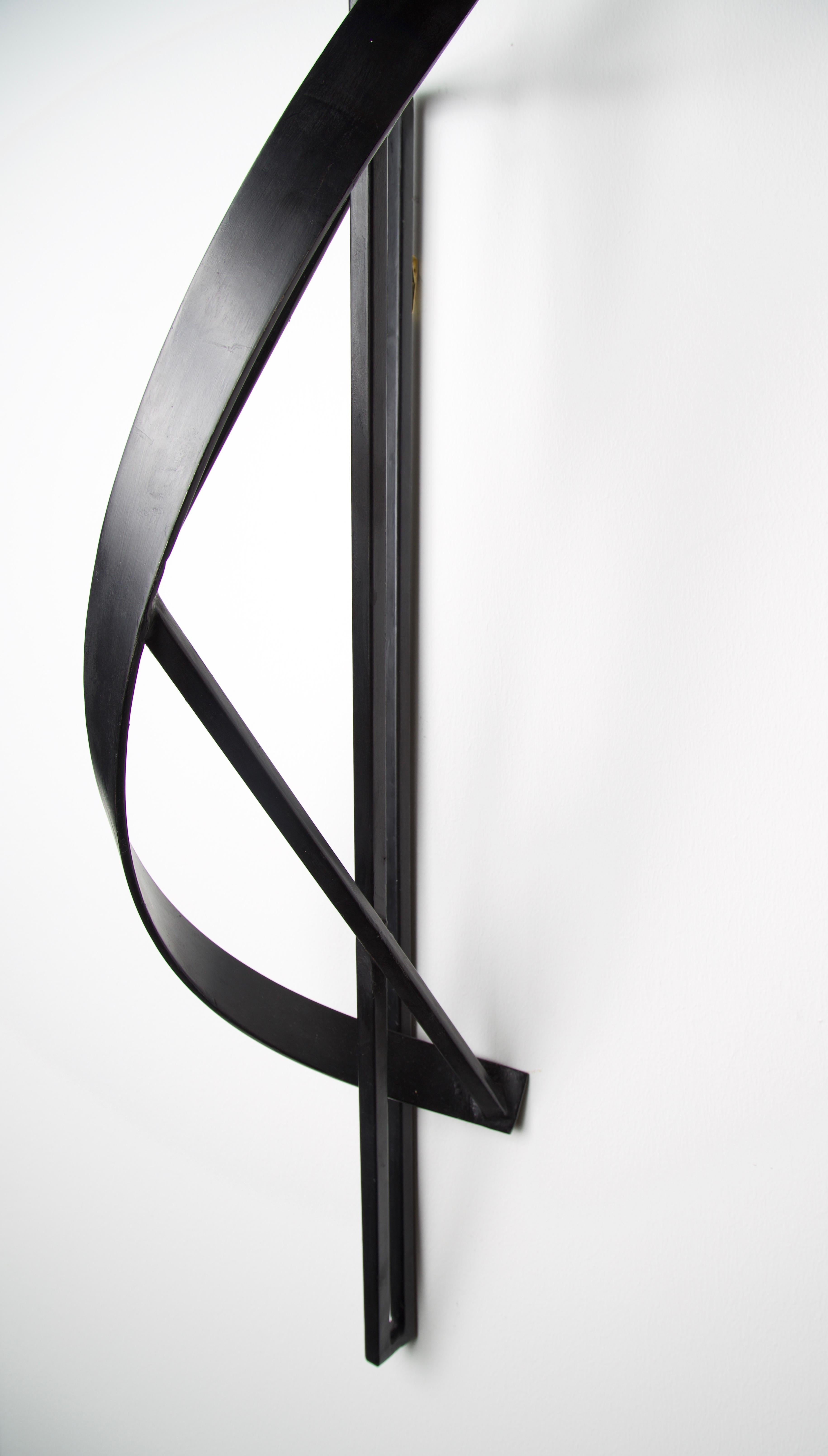 Contemporary Steel Wall Sculpture Signed by Tom Hollenback For Sale 1