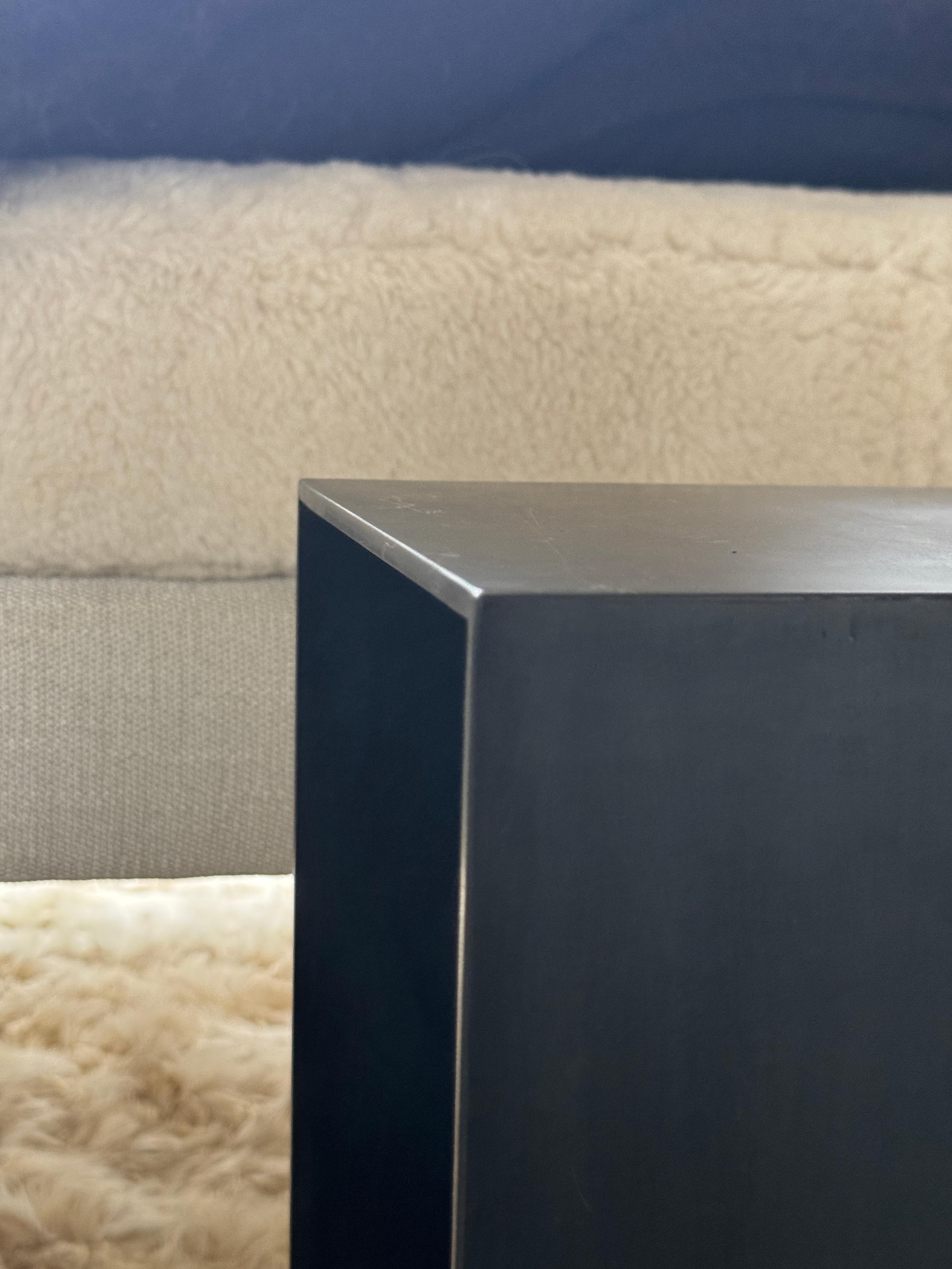 Contemporary Steel Waterfall Side Table For Sale 6