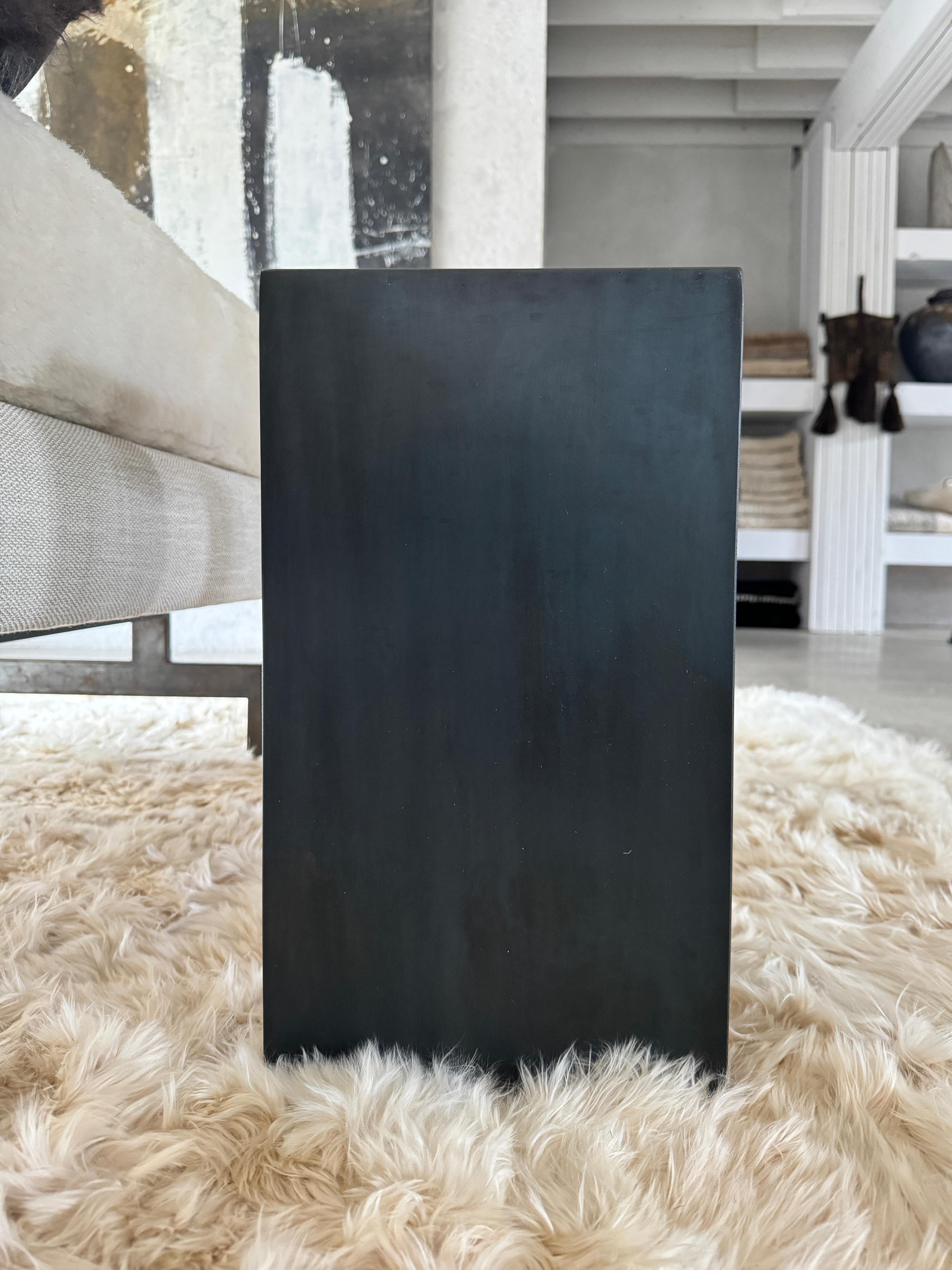 Contemporary Steel Waterfall Side Table For Sale 1
