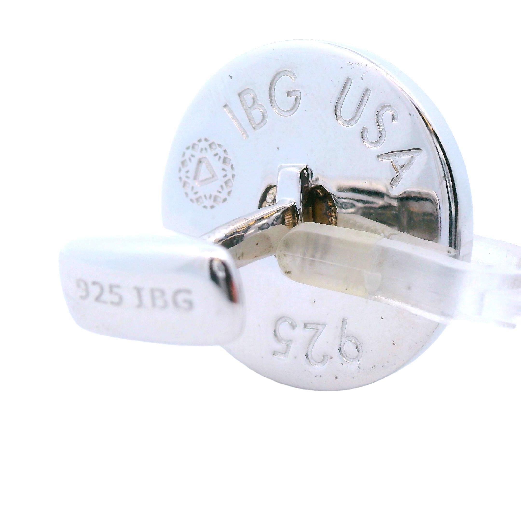 Boutons de manchette contemporains en argent sterling en forme de douille de fusil de chasse de calibre 12 en vente 2