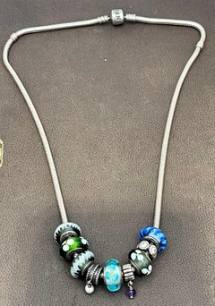 Collar Contemporáneo Con Encanto De Plata De Ley De Pandora 53 Gm. 18 "