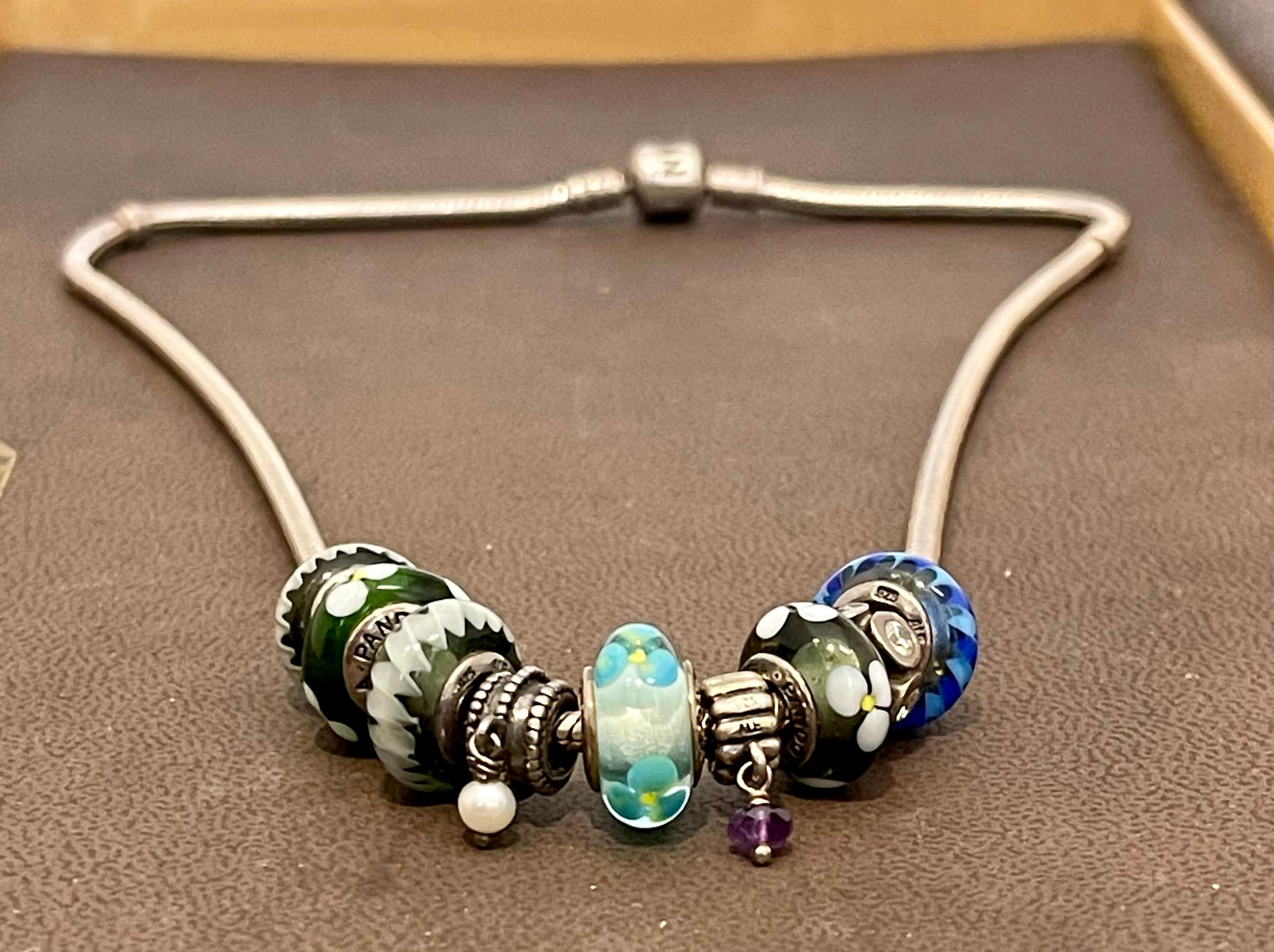 pandora necklace charms