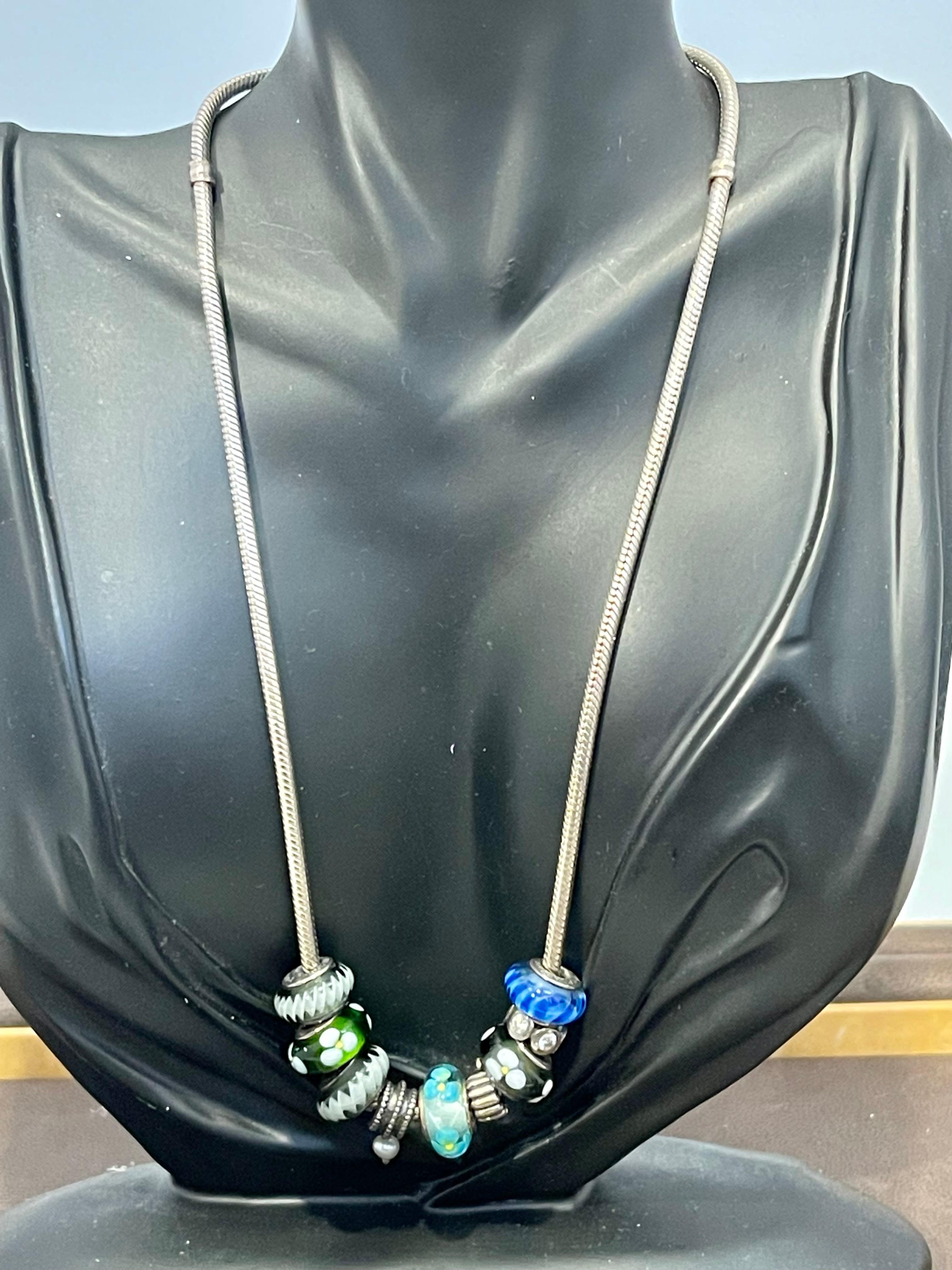 pandora necklace with charms