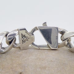 Contemporary Sterling Silver ID Bracelet by Jewellery Designer, Stephen Webster