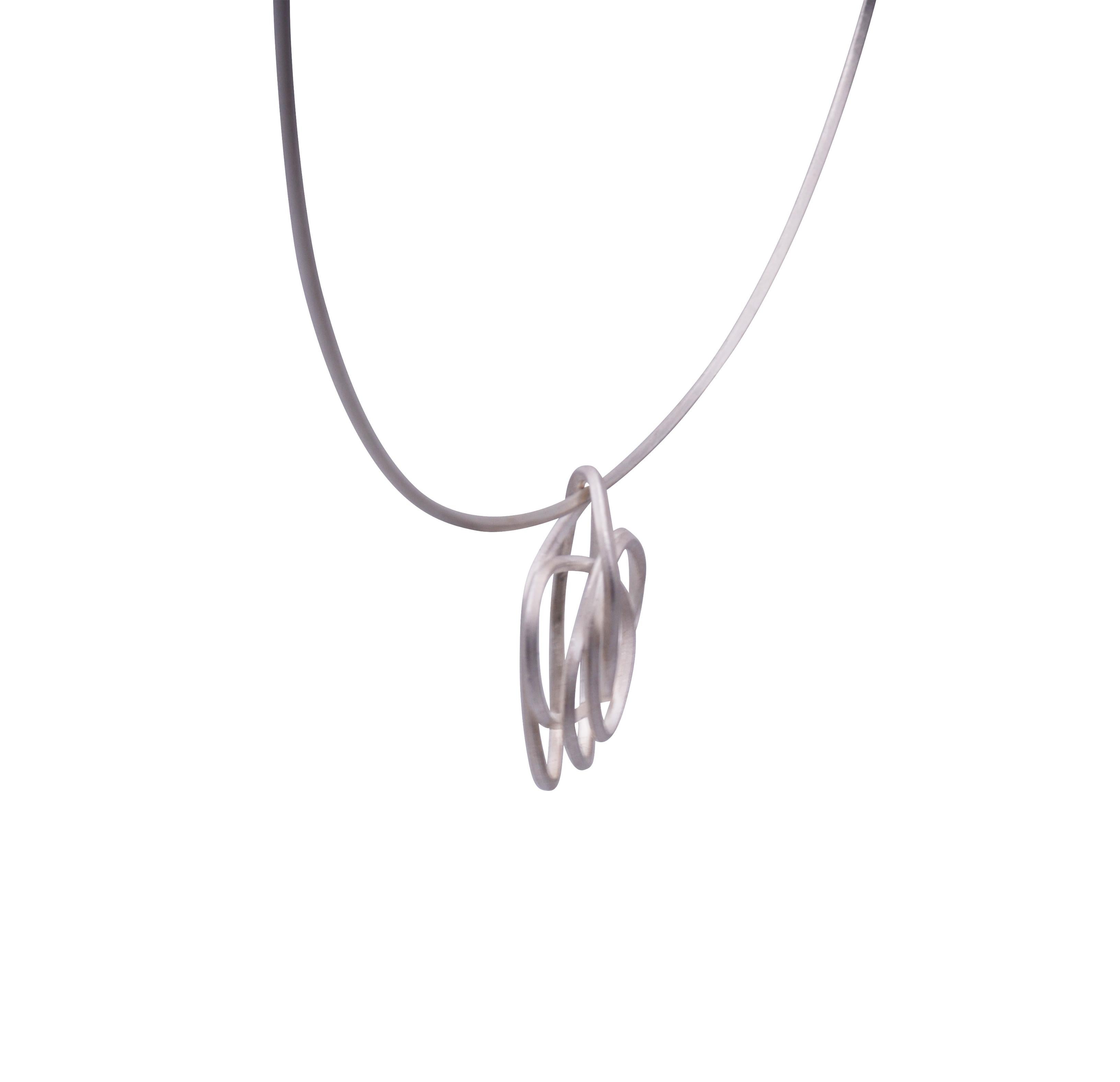 contemporary silver necklaces