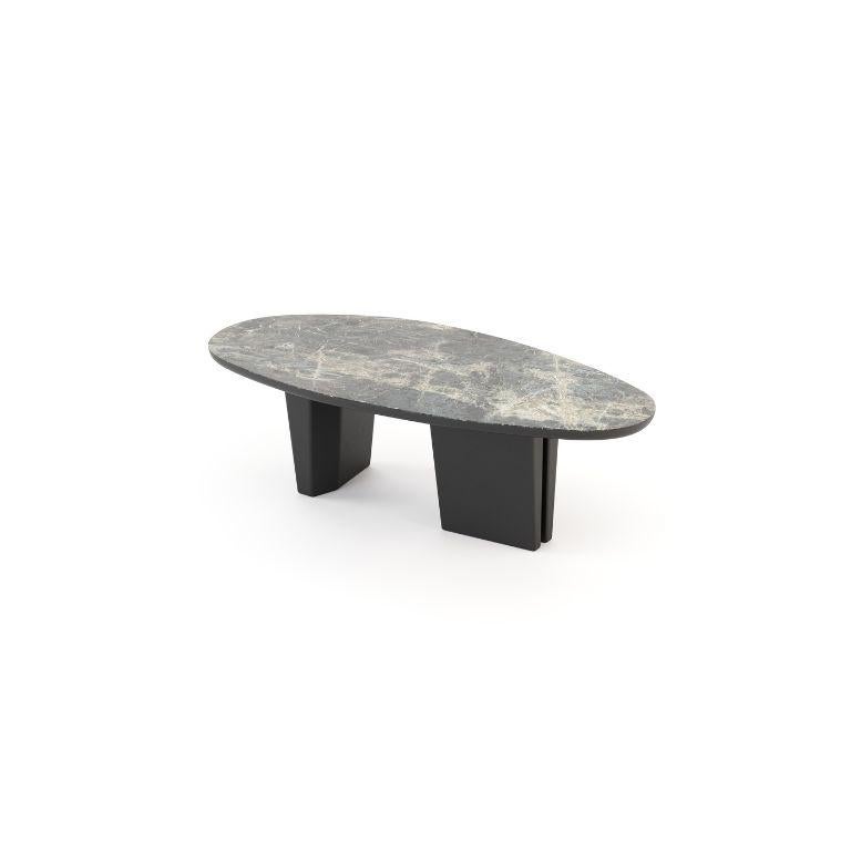 Organic Modern Contemporary Stone Dining Table made with neolith, Handmade by Stylish Club For Sale
