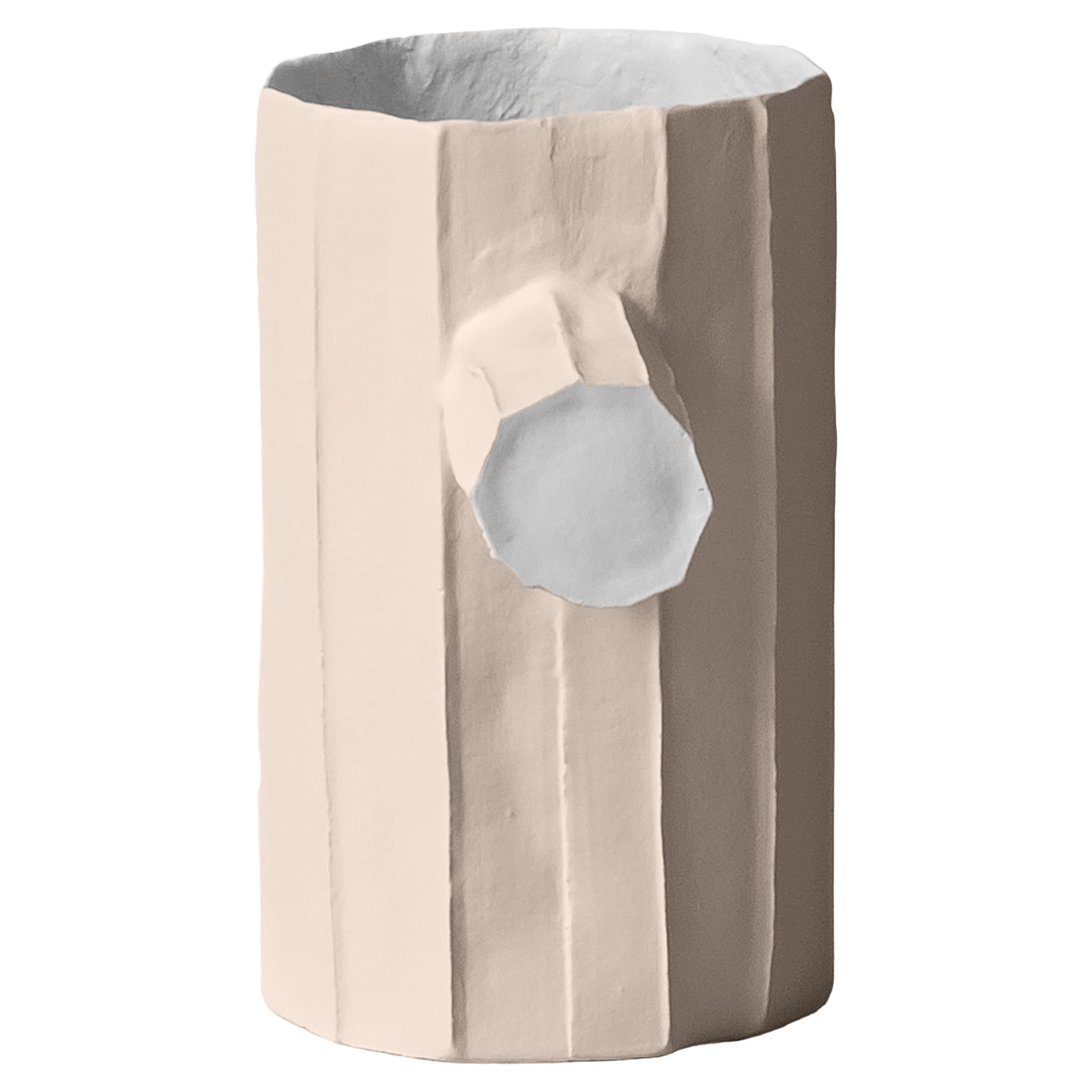Scultura contemporanea in pietra e carta argilla PINO MONO