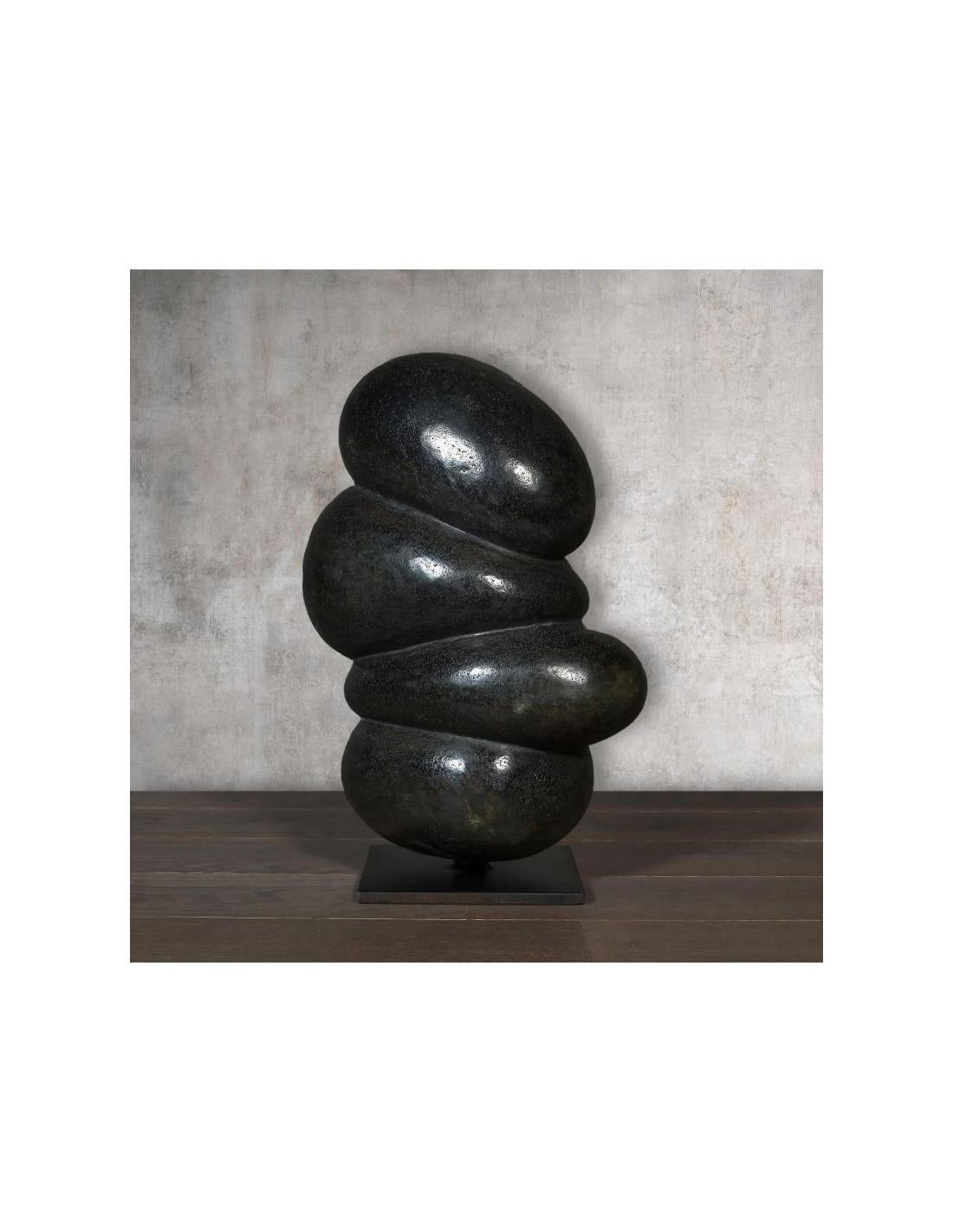 Contemporary stone sculpture, 20th century.

Contemporary stone sculpture, unsigned, 20th century.
H: 43cm, W: 29cm, D: 17cm