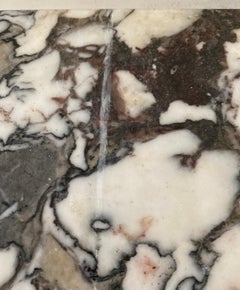 Contemporary Stone Top and Metal Base Console Table