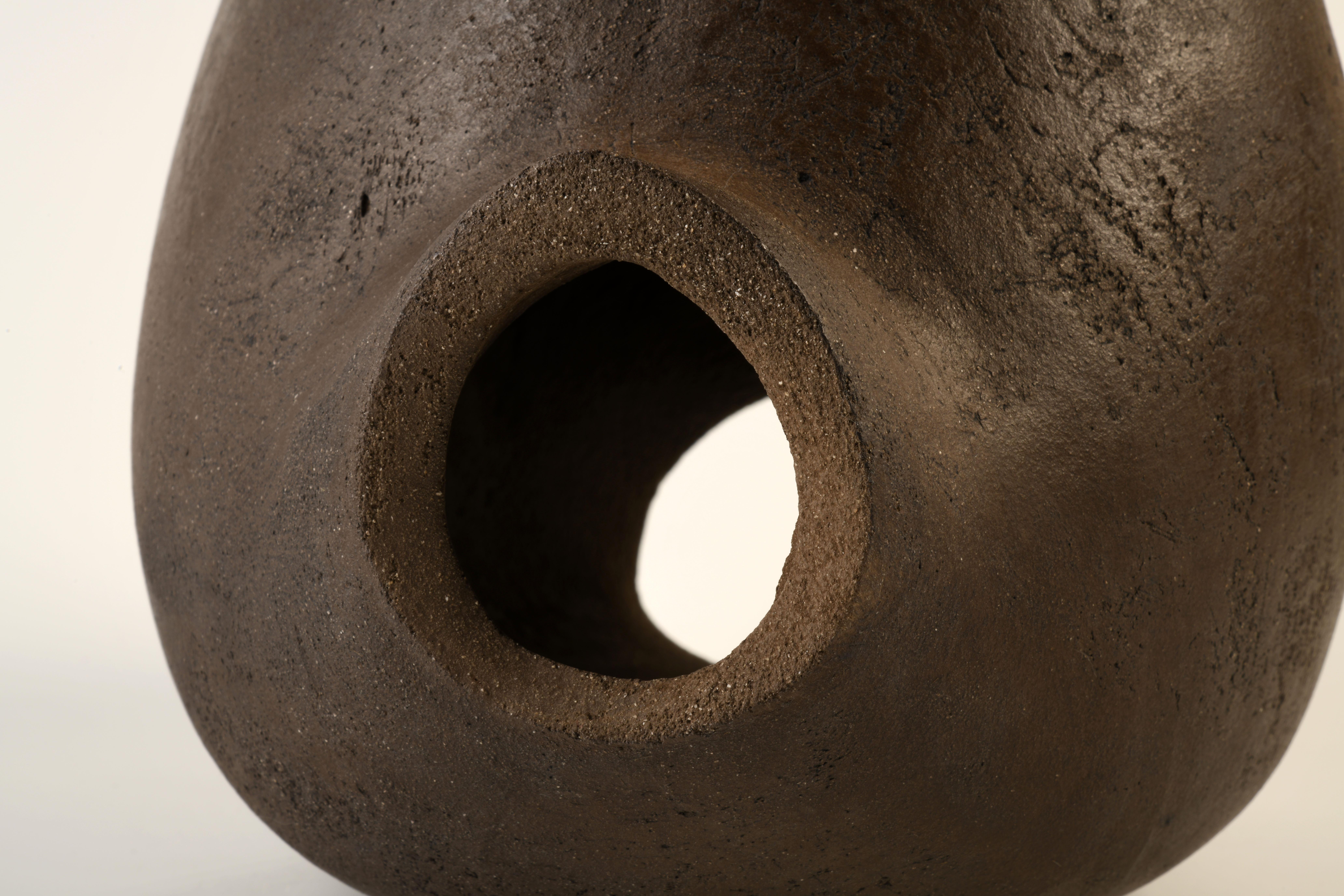 Contemporary stoneware ceramic sculpture by a French artist For Sale 4