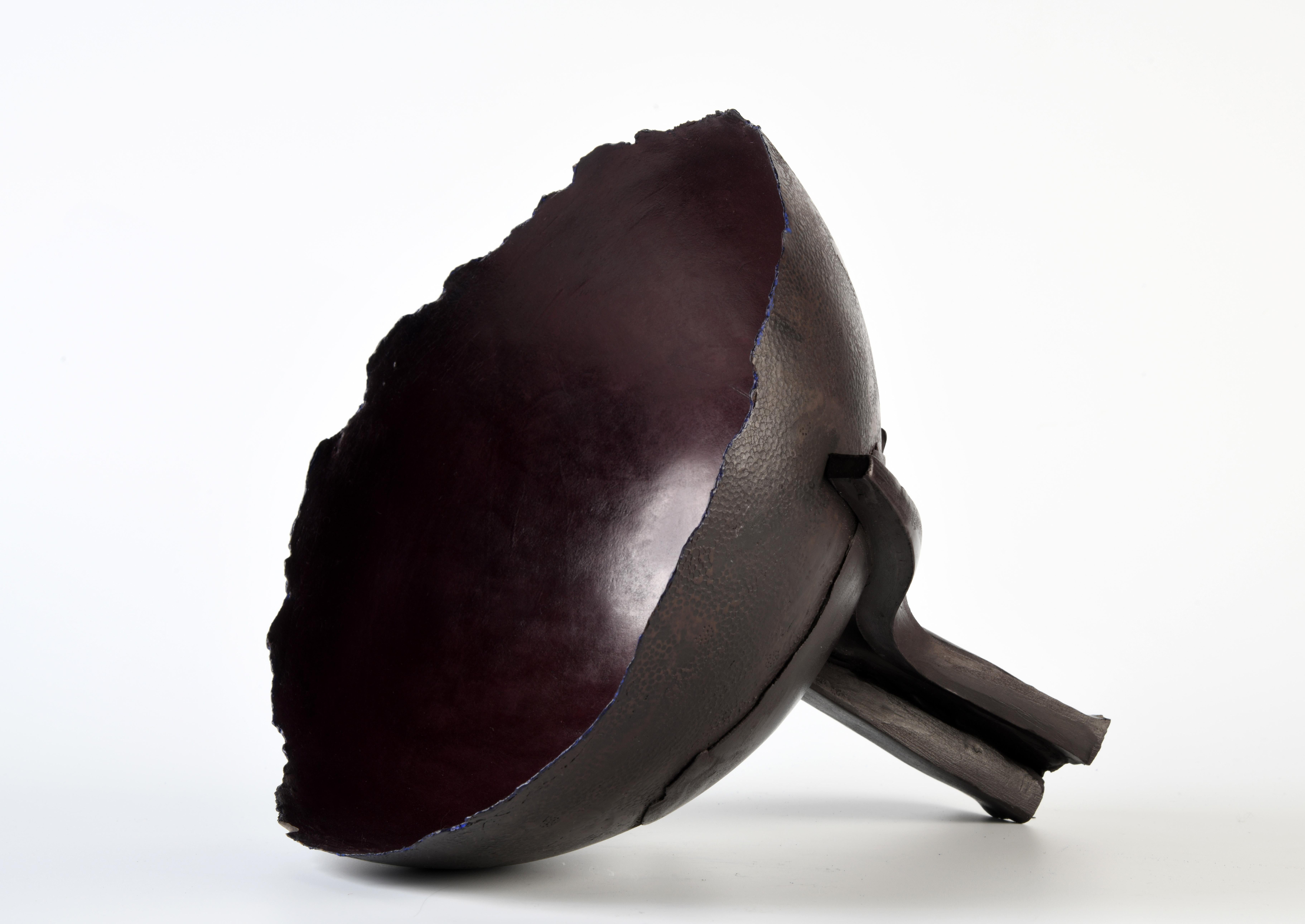Sculpture contemporaine en céramique de grès d'un artiste français. en vente 2