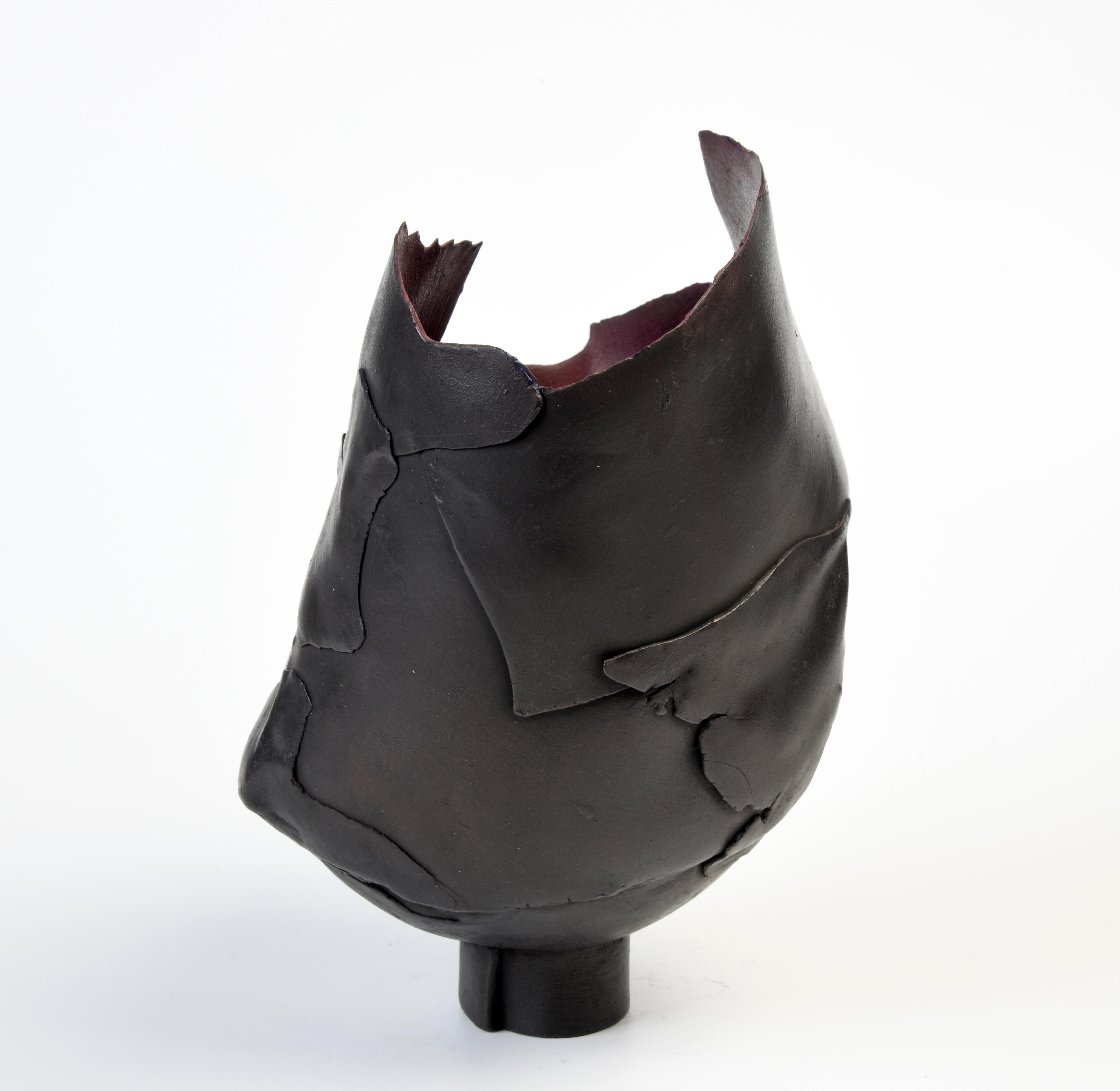 Sculpture contemporaine en céramique de grès d'un artiste français. en vente 2