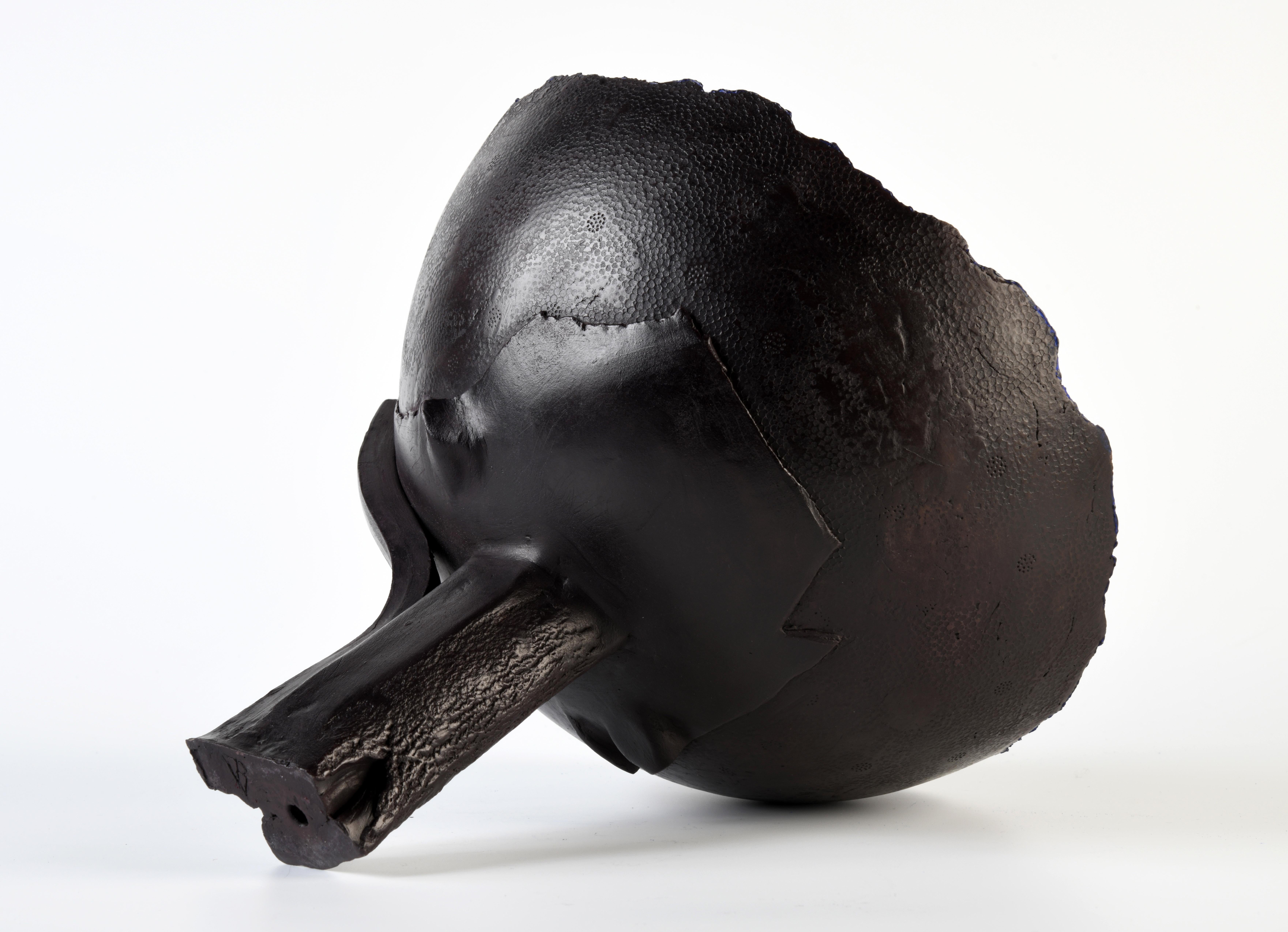 Sculpture contemporaine en céramique de grès d'un artiste français. en vente 3