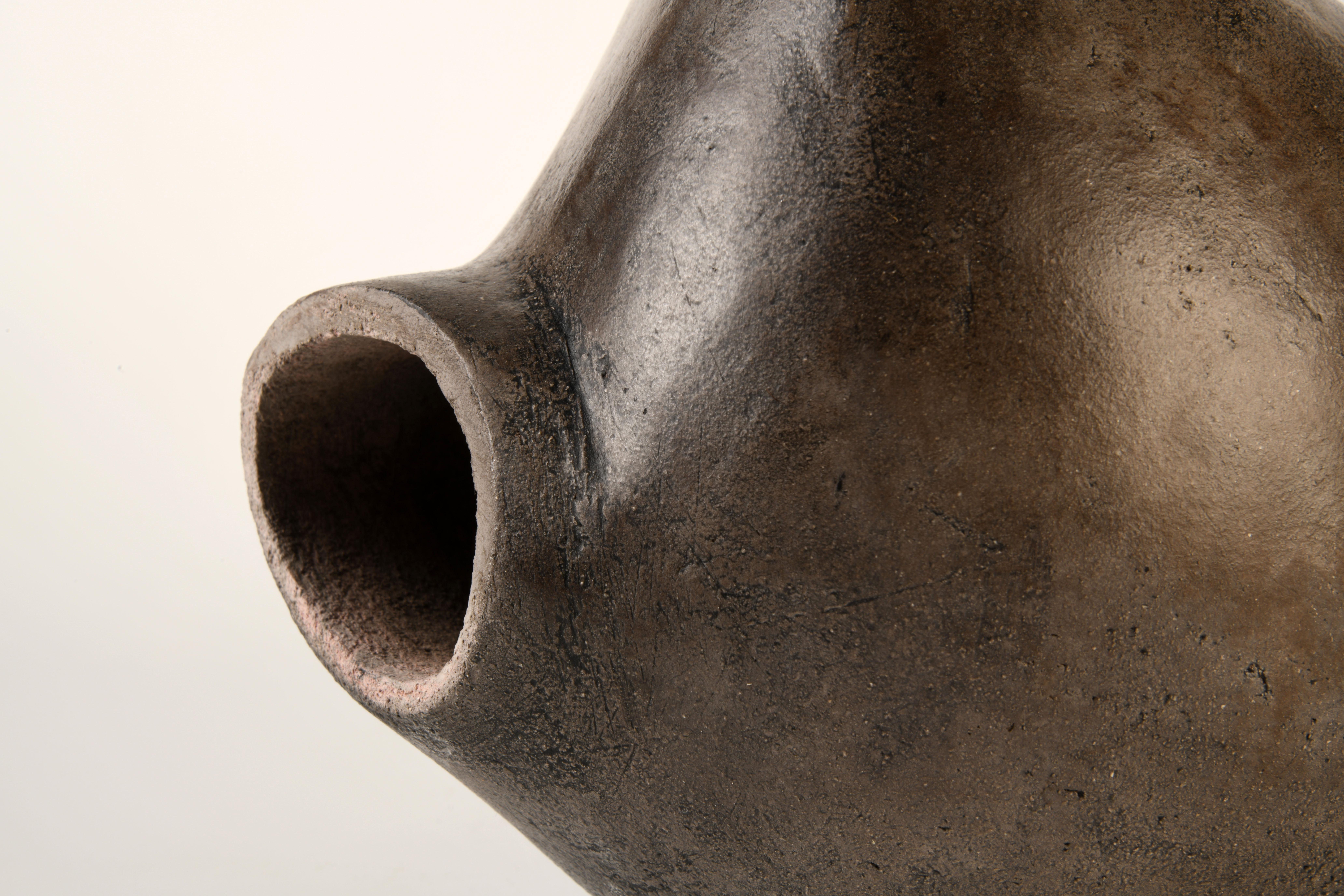 Contemporary stoneware ceramic sculpture by a French artist For Sale 7