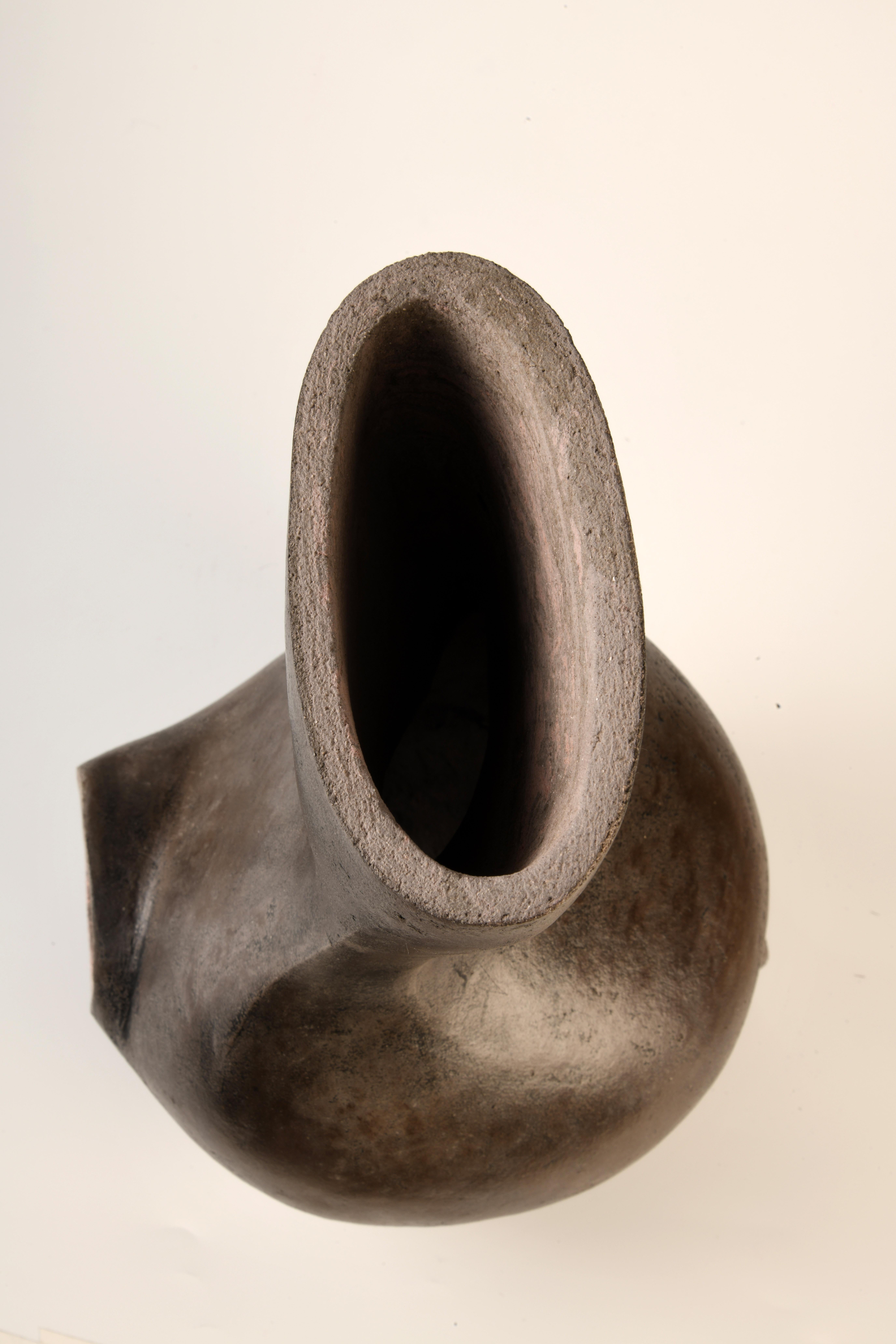 Contemporary stoneware ceramic sculpture by a French artist For Sale 8