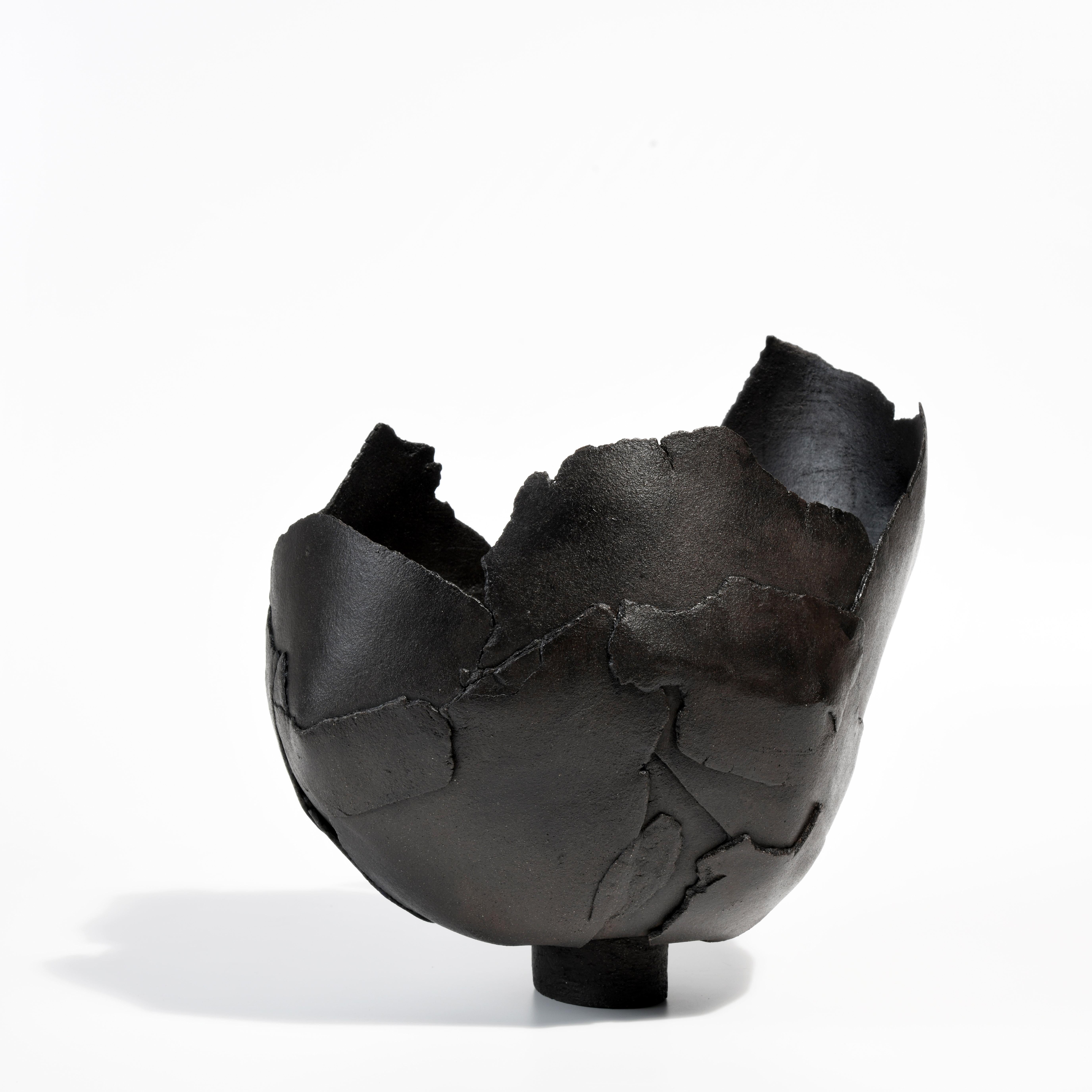 Modern Contemporary stoneware ceramic sculpture by a French artist For Sale
