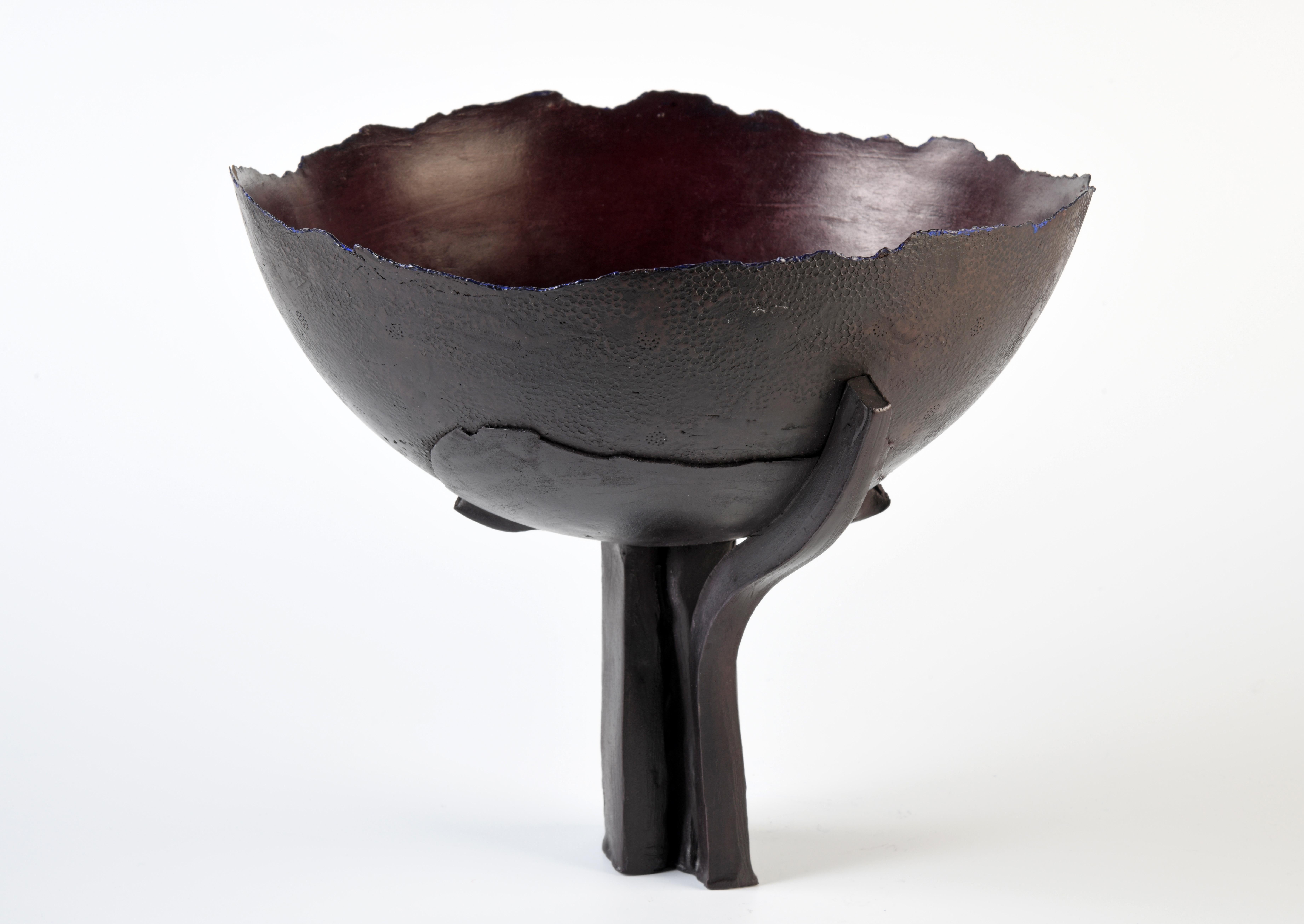 Moderne Sculpture contemporaine en céramique de grès d'un artiste français. en vente