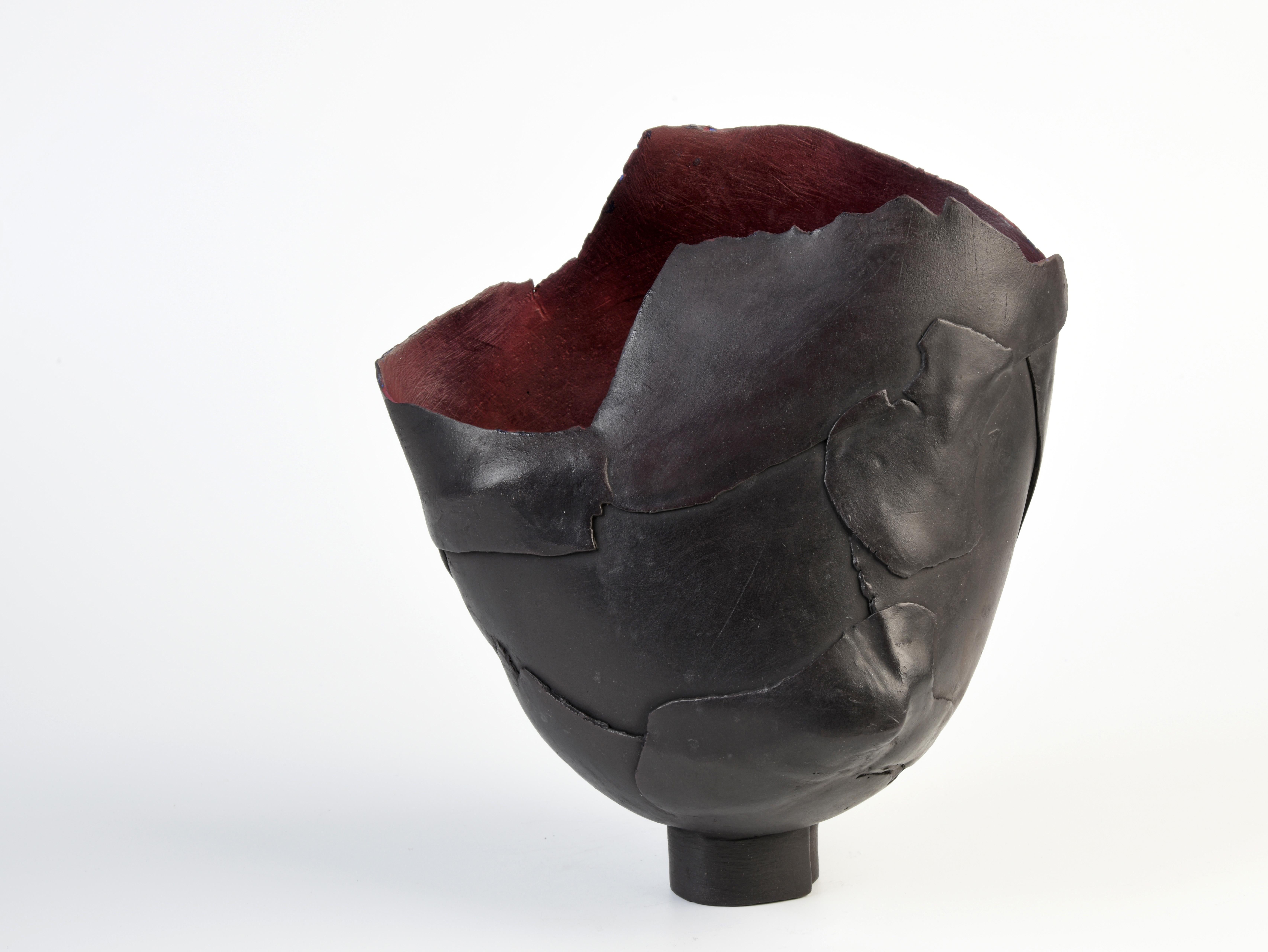 Moderne Sculpture contemporaine en céramique de grès d'un artiste français. en vente